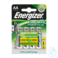 Energizer NiMH Akkumulatoren Power Plus Mignon AA HR6 1,2 V (4er-Pack) 2000...