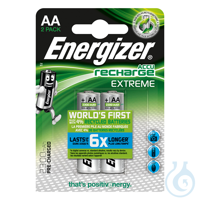 Energizer NiMH Akkumulatoren Extreme Mignon AA HR6, 1,2 V (2er-Pack) VE= 1...