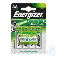 Energizer NiMH Akkumulatoren Universal Mignon AA HR6 1,2 V (4er-Pack) 1300...