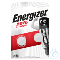Energizer Batterie Typ CR2016, 3 V (2er-Pack) #E301021903# VE= 1 Packung EAN...