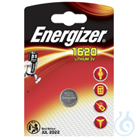 Energizer Batterie Typ CR1620 BP1, 3 V #E300844002#  EAN: 7638900411546...