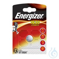 Energizer Batterie Typ CR1632, 3 V #E300844102# VE= 1 Stück EAN 7638900411553...