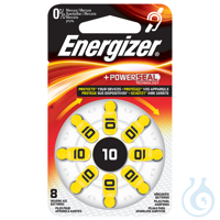 Energizer Batterie Typ 10 1,4 V für Hörgeräte (8 Stck.) #E301431701#  EAN:...