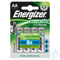 Energizer NiMH Akkumulatoren Extreme Mignon AA HR6. 1.2 V (4er-Pack)...