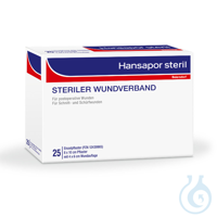 Hansapor steril Wundverband, 8 x 10 cm (25 Stck.) UK = 10 Pack02042023...