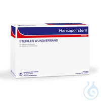 Hansapor steril Wundverband, 10 x 15 cm (25 Stck.) Kart. = 3 Pack / UK = 10...