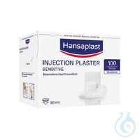 Hansaplast Sensitive Injektionspflaster weiß, 1,9 x 4 cm (100 Stck.) UK = 36...