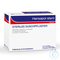 Hansapor steril Duschpflaster, 8 x 10 cm (25 Stck.) UK = 250 Pack  PZN:...
