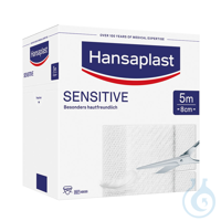 Hansaplast Sensitive Wundschnellverband weiß, 5 m x 8 cm VE= 1 Stück EAN...