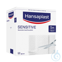 Hansaplast Sensitive Wundschnellverband weiß, 5 m x 8 cm UK = 20...