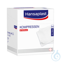 Hansaplast Kompressen steril, 10 x 10 cm (25 x 2 Stck.) UK = 10 Pack  PZN:...