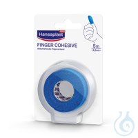 Hansaplast Finger Cohesive blau 2,5 cm x 5 m Pack = 10 Stck.02042023...