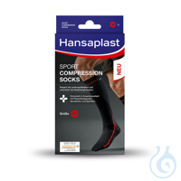 Hansaplast Sport Compression Socks Kompressionssocken Gr. M (2 Stck.) Kart. =...