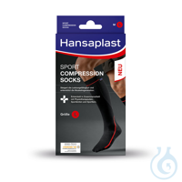 Hansaplast Sport Compression Socks Kompressionssocken Gr. L (2 Stck.) Kart. =...