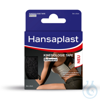 Hansaplast Kinesiologie Tape schwarz 5 cm x 5 m Kart. = 3 Pack PZN: 15822920...