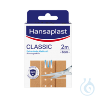 Hansaplast Classic Wundschnellverband hautfarben, 2 m x 6 cm UK = 10...