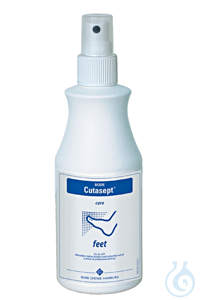 Cutasept feet 250 ml Fußspray Überkopf-Sprühflasche UK = 20 Fl. Cutasept feet...