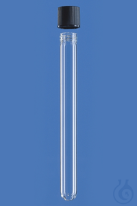 Kulturröhrchen, Natron-Kalk-Glas, 10 ml, 16 x 100 mm, mit Schraubkappe PP VE...