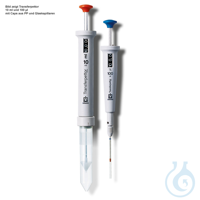 Direktverdränger-Pipette Transferpettor Digital, 5 - 25 µl, mit Glaskapillare...