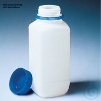 Vierkantflasche, PE-HD, 500 ml, ohne Originalitätsverschluss 130324...