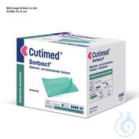Cutimed Sorbact Kompressen, 4 x 6 cm, steril (42 Stck.) UK = 6 Pack Cutimed...