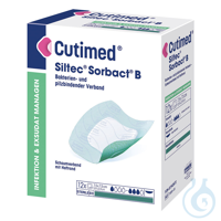 Cutimed Siltec Sorbact B Schaumverband 7,5 x 7,5 cm, steril (12 Stck.) UK =...