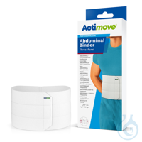 Actimove Abdominal Binder Comfort Gr. S, für Körperumfang 85-115 cm, weiß UK...