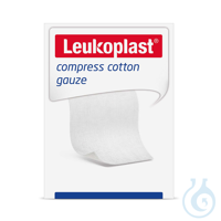 Leukoplast Compress Cotton Gauze steril, RöKo, 10 x 10 cm, 16-fach, (20x10...