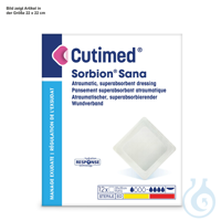 Cutimed Sorbion Sana Wundauflagen 8,5 x 8,5 cm steril (12 Stck.) UK = 62 Pack...