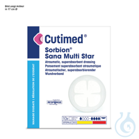 Cutimed Sorbion Sana Multi Star 11 cm Ø steril (10 Stck.) UK = 62 Pack...