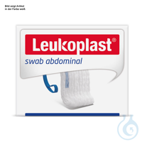 Leukoplast swab abdominal Bauchtücher steril, 8x90cm, 4-fach, grün (24x2...