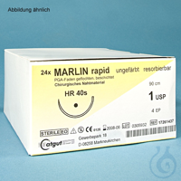 MARLIN rapid HR 17 4/0=1,5, (24 Stck.) Nahtmaterial Fadenlänge 70 cm,...
