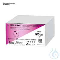 MARICRYL DSM 13 5/0=1, ungefärbt, Nahtmaterial Fadenlänge 45 cm (24 Stck.)...