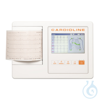 Cardioline Ruhe-EKG ECG100L 5-Touchscreen-Farbdisplay, tragbar Cardioline...
