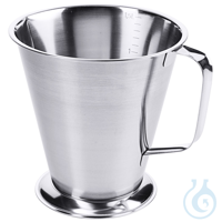 Messbecher mit Fuß, 1,5 Ltr., Höhe 16 cm Messbecher mit Fuß, 1,5 Ltr., Höhe...