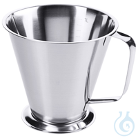 Messbecher mit Fuß, 1,0 Ltr., Höhe 14 cm Messbecher mit Fuß, 1,0 Ltr., Höhe...