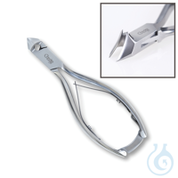Credo Profi-Nagelzange Kopfschneider 14 cm rostfrei mattiert - Plastiketui...