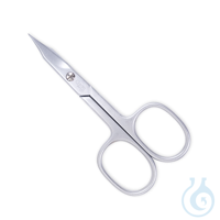Credo Haut- und Nagelschere 9 cm, vernickelt, Turmspitze gebogen...