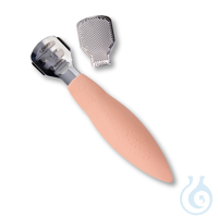 Credo Hornhaut Längshobel verchromt mit Raspelclip apricot -...