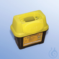 Abwurfbehälter Sharpsafe 2 Ltr., 5. Generation UK = 50 Stck. Abwurfbehälter...