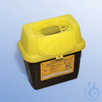 Abwurfbehälter Sharpsafe 3 Ltr., 5. Generation UK = 50 Stck. Abwurfbehälter...