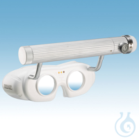 LED Nystagmusbrille weiß, Batterieversion LED Nystagmusbrille weiß,...