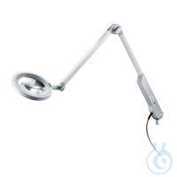 LED-Lupenleuchte reinweiß OPTICLUX 10-1 P TX, Pinmodell (Zapfen)...