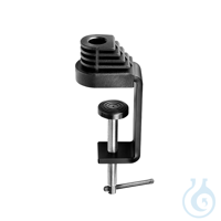 Tischklemme zur Adaption an die  Tischplatte, 16 mm Pin (Zapfen) Tischklemme...
