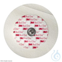3M Red Dot EKG-Überwachungselektroden für Erw., für Intensiv Ø 6 cm (50...