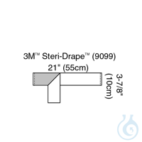 3M Steri-Drape OP-Tape 10 x 55 cm (250 Stck.) VE = 2 Pack 3M Steri-Drape...