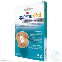 3M Tegaderm + Pad Transparentverband, 5 x 7 cm (5 Stck.) #3582P# 3M Tegaderm...