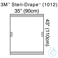 3M Steri-Drape Geräteabdeckungen 90 x 110 cm (10 Stck.) VE = 4 Pack PZN:...