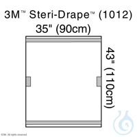 3M Steri-Drape Geräteabdeckungen 90 x 110 cm (10 Stck.) VE = 4 Pack 3M...
