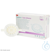 3M Tegaderm Foam Adhesive Schaumverband oval, m. Kleberand,10 x 11 cm (10...